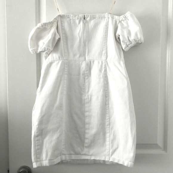 Forever 21 White Denim Dress - Picture 4 of 6